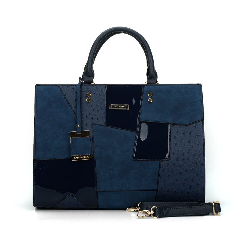 Wholesale PU Stitching Shoulder Bag